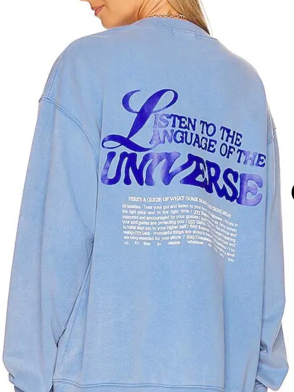 Mayfair Group Listen to the Universe crewneck